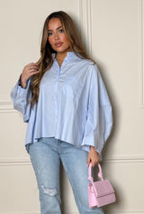 ZAYNA BLOUSE BLUE