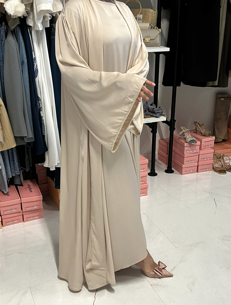 ABAYA SET YASMINA BEIGE