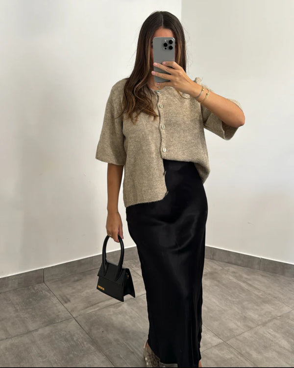 JULIA TOP TAUPE