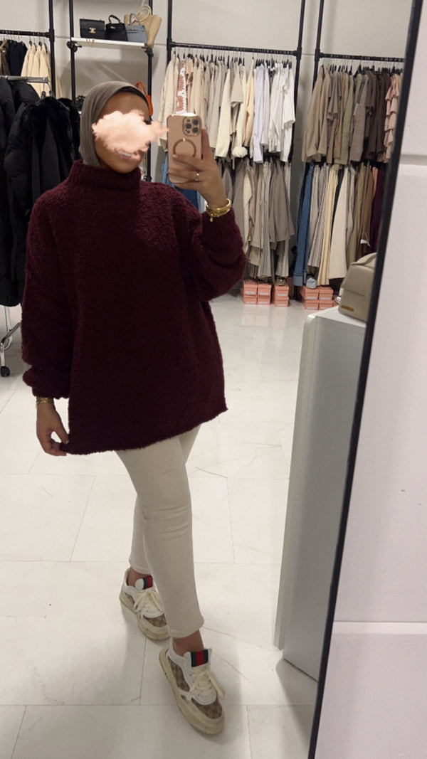 MARINE SWEATER BORDEAUX