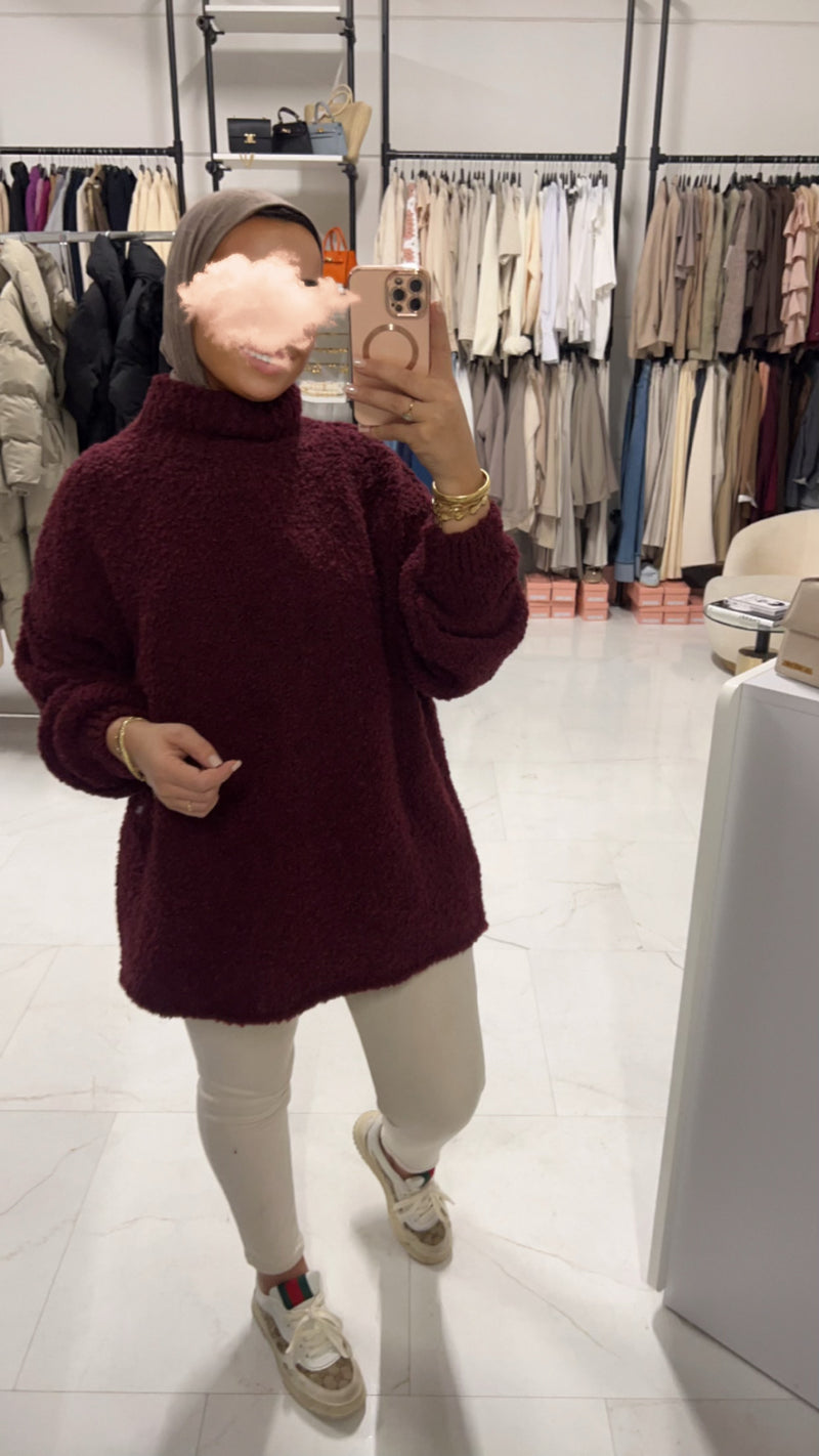 MARINE SWEATER BORDEAUX