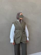 NALA GILET OLIVE