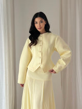EZIA BLAZER BUTTER YELLOW