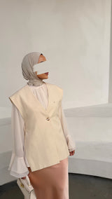 KALY GILET CRÉME