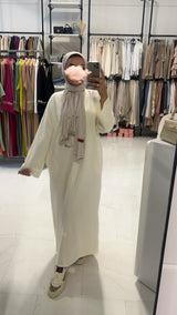 HANAE SWEATERDRESS OFFWHITE