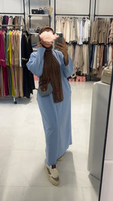 HANAE SWEATERDRESS SKY BLUE