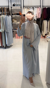 ABAYA LONA LIGHT BLUE (ED371)