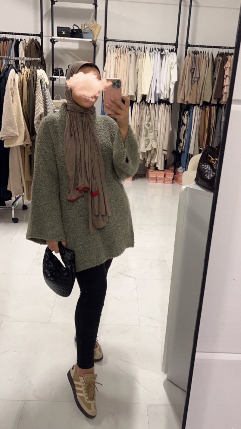 GINA WOOL SWEATER KHAKI