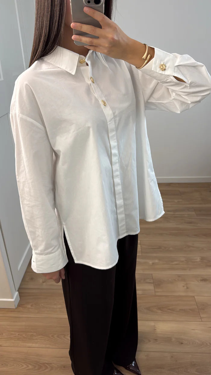 COTTON BLOUSE WHITE