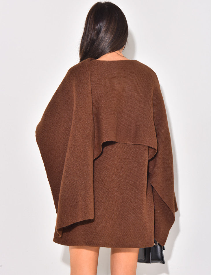 SARA SCARF JACKET BROWN