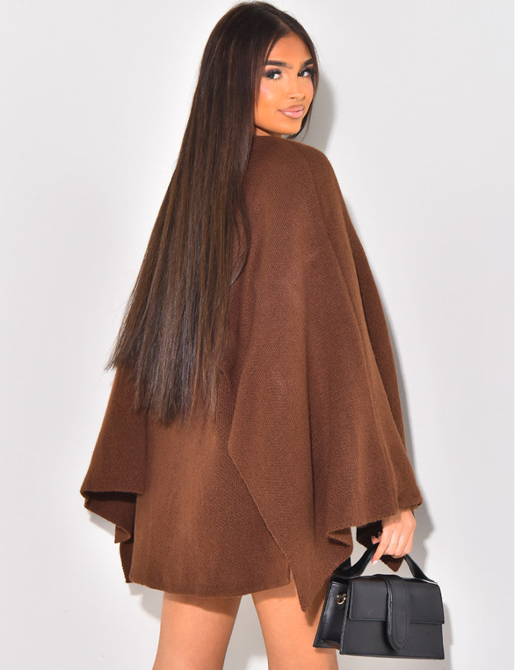 SARA SCARF JACKET BROWN