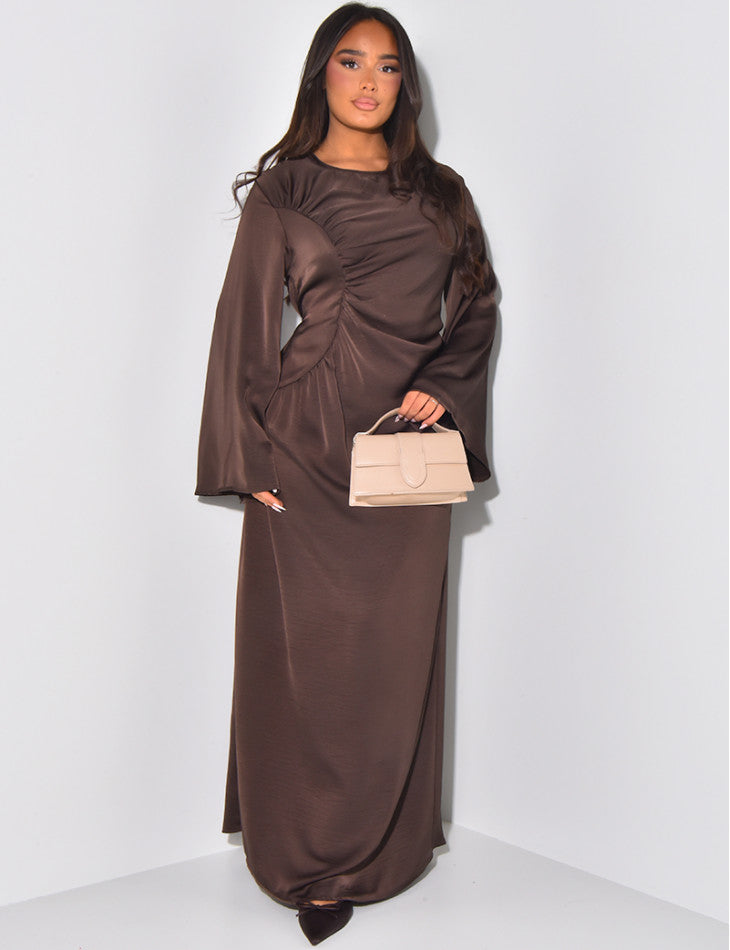 ZEIRA DRESS BROWN