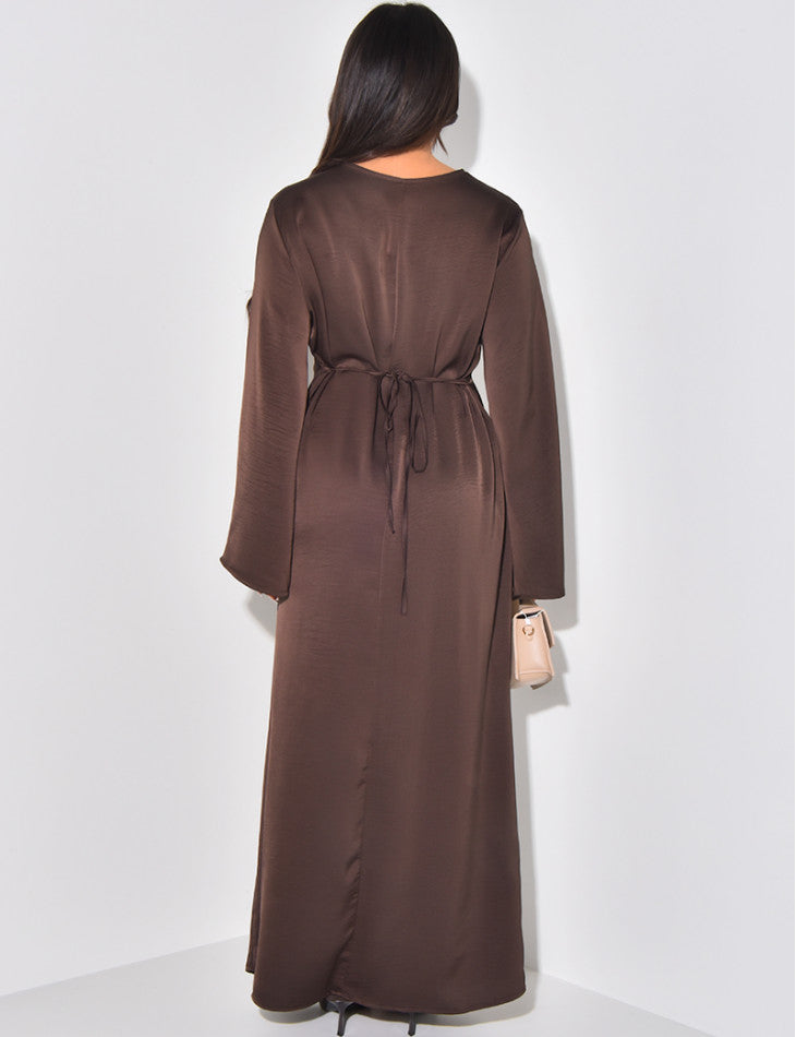 ZEIRA DRESS BROWN