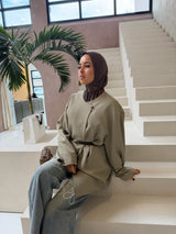 soly jacket green - w25244