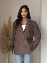 BERRY BLAZER BROWN