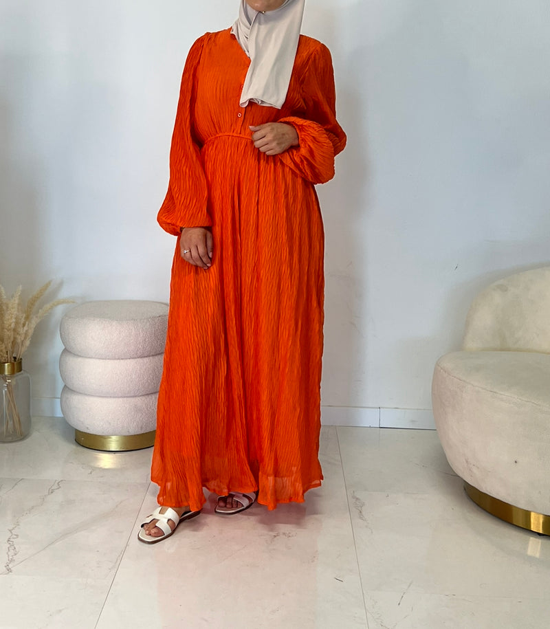 ELISA MAXI DRESS ORANGE