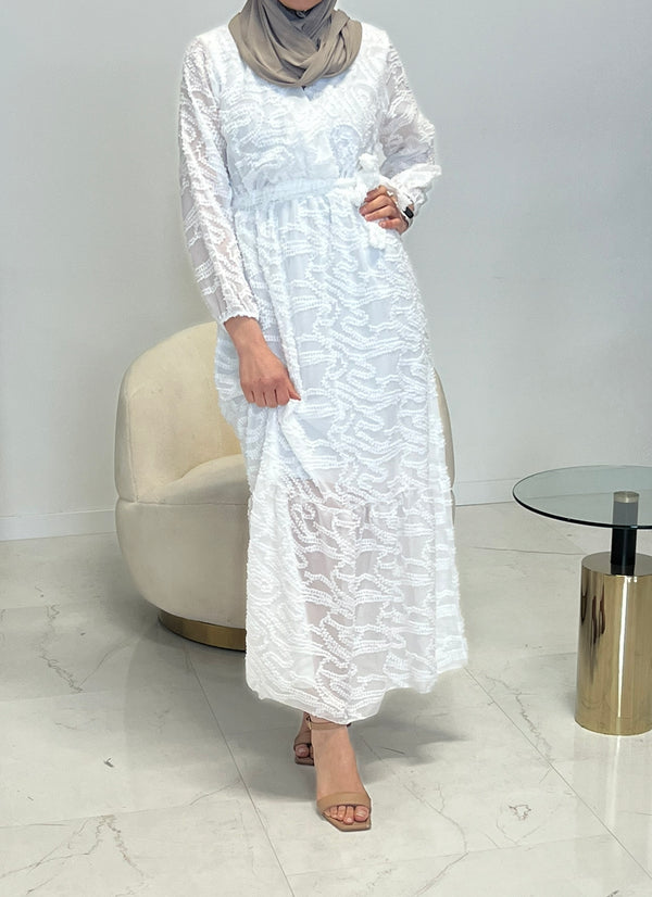 ANNA DRESS WHITE