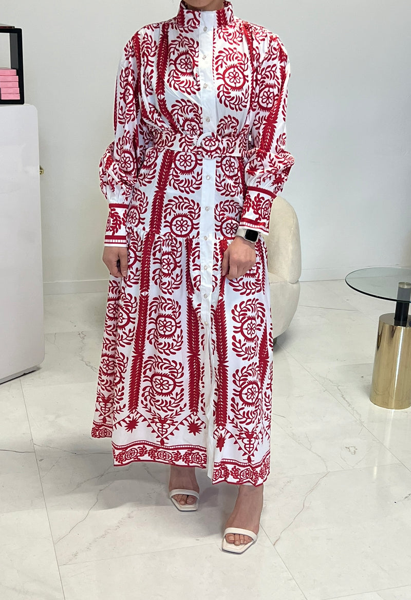 TAÏWAN DRESS RED