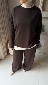 EVERYDAY COMFY SET BROWN