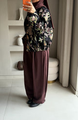 ANNA PANTALON BURGUNDY