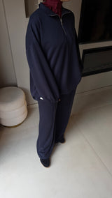 ESSENTIAL ZIP SET - NAVY BLUE