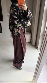 ANNA PANTALON BURGUNDY